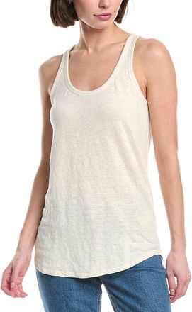 Majestic Filatures Linen-Blend Vintage Dye Tank Top