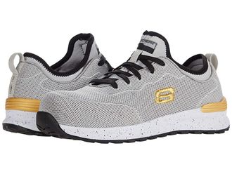 Skechers Bulkin - Balran Comp Toe Womens Shoes Gray/Black : 9 B - Medium, Textile