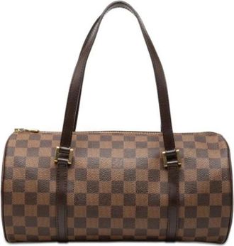 Louis Vuitton Pre-owned Papillon 30 - Dames - Vintage Handtas - Bruin - ONE Size - Leer - Vintage