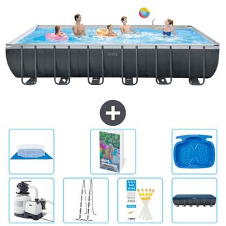 Intex Piscina Ultra Xtr Rectangular - 732x366x132 Cm - 8-piezas S662
