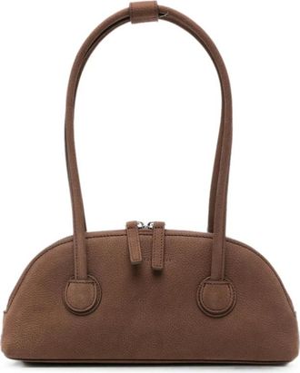 Marge Sherwood Soft Boston Bag - Dames - Schoudertassen - Bruin - ONE Size - Leer - Tassen