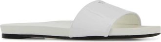 Prada Womens Leather Slipper White