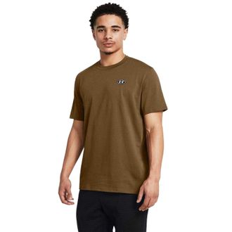 Under Armour Heren Patch Regular T-Shirt (Bruin)