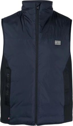 Tommy Hilfiger Blauwe Tech Essentials Vest - Heren - Bodywarmers - Blauw - S - Polyester - Jassen