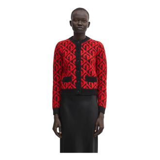 Marine Serre Donna, Maglie, Rosso, XS, new