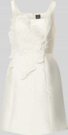 Adrianna Papell Cocktailkleid mit Zierbesatz in Weiss, Gr&ouml;&szlig;e 38