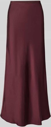 Neo Noir Neo Noir Maxirock aus Satin mit elastischem Bund Modell Vicky in Bordeaux, Größe 34