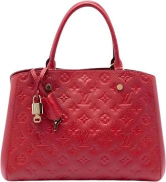 Louis Vuitton Pre-owned Handbags, female, Red, Size: ONE SIZE Pre-owned Vintage Handbag