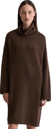 Marc O'Polo Strickkleid MARC OPOLO, Damen, Gr. 34, N-Gr, shaded braun, Strick, Obermaterial: 80% Wolle, 20% Polyamid, relaxed fit ca. Mitte Knie, Kleider Strickkl