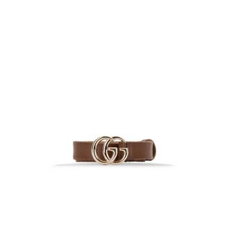 Gucci Leren Riem - Dames - Riemen - Bruin - 110 CM - Leer - Accessoires