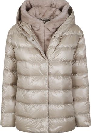 Herno Chantilly Down Jacket - Dames - Winterjassen - Beige - L - Jassen