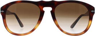 Persol Aviator Dark Brown Light Brown Tortoise Brown Gradient PO0649S