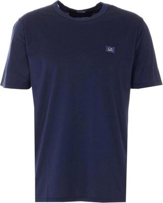C.P. Company Navy Blue Crew Neck T-Shirt