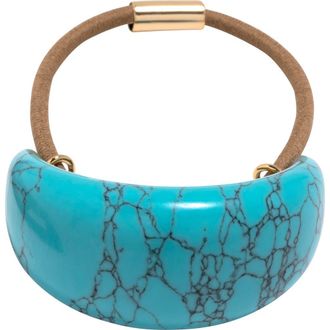 Jennifer Behr Winona Turquoise Ponytail Wrap at Nordstrom