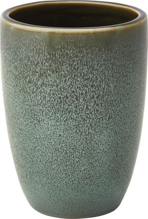 Aquanova Handgefertigter Design Zahnputzbecher Ugo aus Keramik, Forest