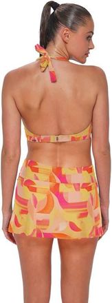 Sunsets Allison Swim Skirt Bottoms in Dreamsicle Crepe at Nordstrom, Size X-Small