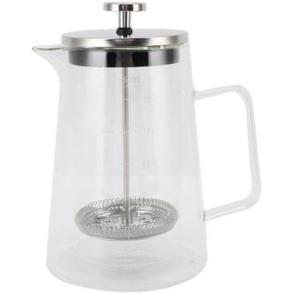 OEM Cafetera De &Eacute;mbolo, 650 Ml, Fabricada En Vidrio De Borosilicato De Doble Pared, Ideal Para Preparar Caf&eacute;. -crezuo