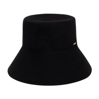 Twinset Accessoires, Dames, Zwart, ONE Size, Wol, Wolhoed