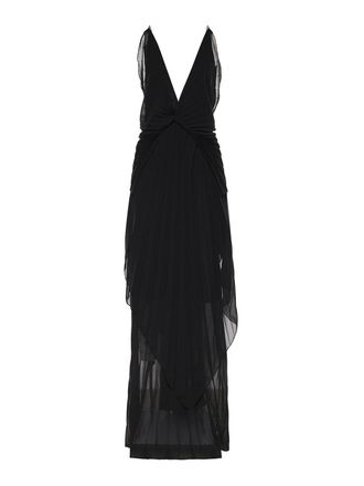 Genny Long Pleated Dress