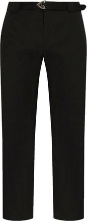 Alexander McQueen Broeken, Heren, Zwart, L, Zwarte broek met ceintuur