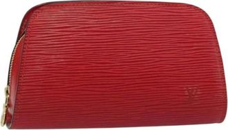 Louis Vuitton Pre-owned Clutches, female, Red, Size: ONE SIZE Pre-owned Leather Clutch