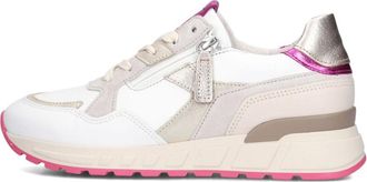 Gabor Schoenen, Dames, Wit, 36 EU, Leer, Witte Lage Sneakers