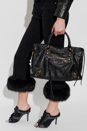 Balenciaga Handbag Le City Medium, Womens, Black