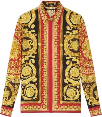 Versace Camicia Barocco - Rosso
