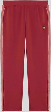 Lyle & Scott Lyle And Scott Mens Striped Taped Trackpant - Red - Size: 40/Regular