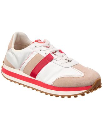 Ferragamo Iulia Nylon & Suede Sneaker