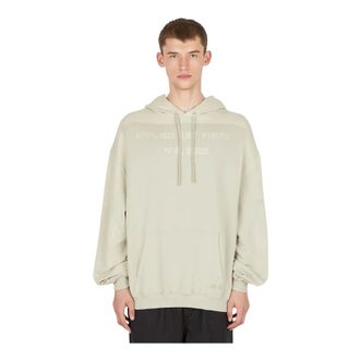 Applied Art Forms Hoodies, male, Beige, Size: L Spray Stencil Hooded Sweatshirt