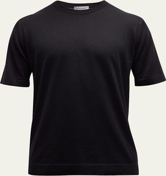 John Smedley Mens Lorca Sea Island Cotton T-Shirt