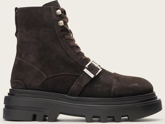 AllSaints Cow Suede Astrid Suede Boots, Size: UK 8/US 11/EU 41