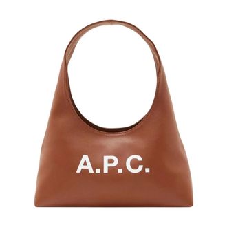 A.P.C. Baby Ninon Shoulder Bag - female - A.P.C. - Shoulder Bags - Brown - ONE SIZE - Bags