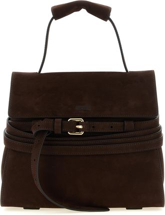 Moschino Brown Calfskin Womens Handbag