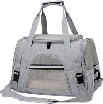 OEM Bolsa Transportadora Plegable Para Mascotas - Correa De Hombro Ajustable, Alfombrilla De Felpa Extra&iacute;ble, Ventilaci&oacute;n &Oacute;ptima - Ulisem
