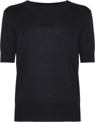 FILIPPO DE LAURENTIIS Top con maniche corte - Nero