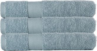 Blanc Avenue Juego de 3 toallas grandes de baño 100x150 cm 500 gr/m² 100% algodón