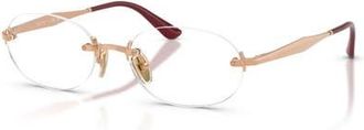 Vogue Eyewear 53mm Oval optical glasses in Pink at Nordstrom