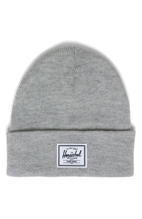 Herschel Elmer Cuff Beanie in Heather Light Grey at Nordstrom, Size 0-6 M