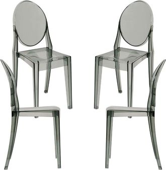 Regalos Miguel Packs Sillas - Pack 4 Sillas Diam - Negro