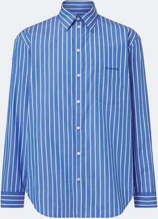 Balenciaga Camicia in popeline di cotone a righe