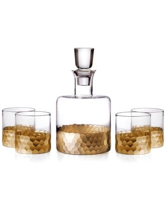 Fitz and Floyd Daphne 5Pc Whiskey Set