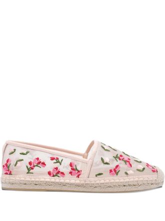 Stuart Weitzman Bareitall espadrilles - women - Fabric/Calf Leather/Jute/Rubber/Fabric - 37 - Pink