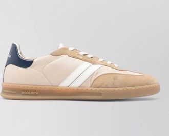 Woolrich low top sneakers round toe flat sole