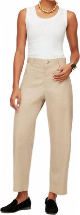 Fifteen Twenty Sondra Barrel Leg Pants In Stone