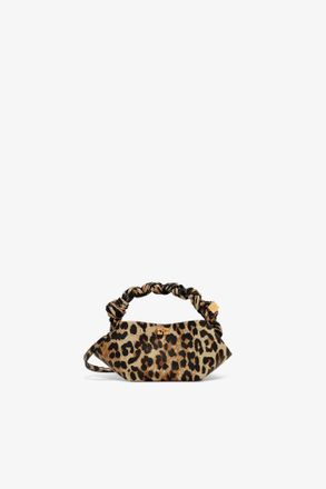 Ganni Mixed Mini Bou Bag in Leopard