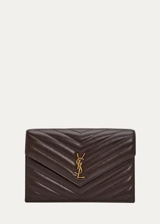 Saint Laurent Cassandre YSL Quilted Leather Crossbody