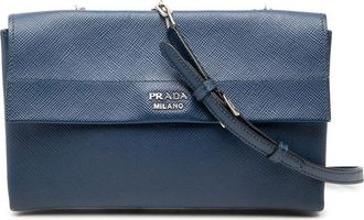 Prada Pre-owned Prada Saffiano Leather Double Turnlock Crossbody Ladies NUMJPKQ5Y3KPRE8B