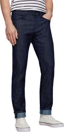 HUGO BOSS Herenjeans Delaware3, donkere wassing, slim fit (Marine)